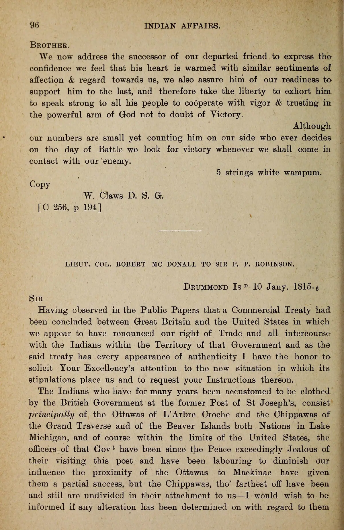 Scanned document page: Michigan Historical Collections, volume 23 (1895).