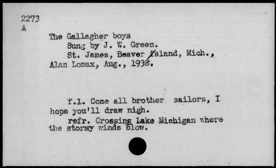 Photograph: The Gallagher boys, 1938-08.
