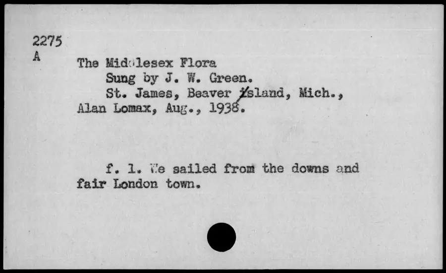 Photograph: The Middlesex Flora, 1938-08.
