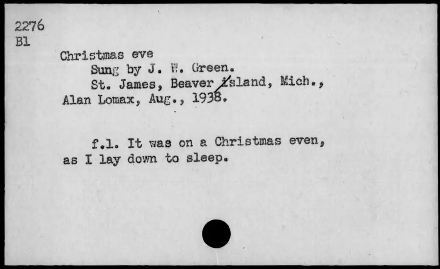 Photograph: Christmas eve, 1938-08.