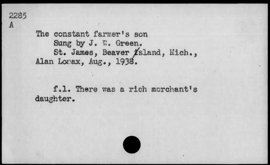 Photograph: The constant farmer's son, 1938-08.