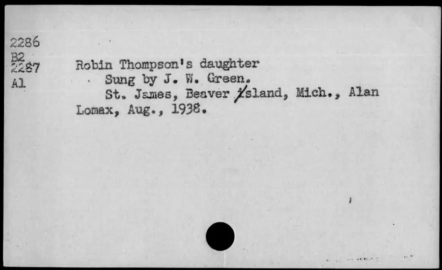 Photograph: Robin Thompson's daughter, 1938-08.