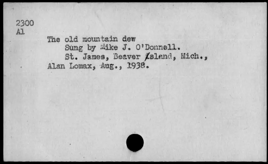 Photograph: The old mountain dew, 1938-08.